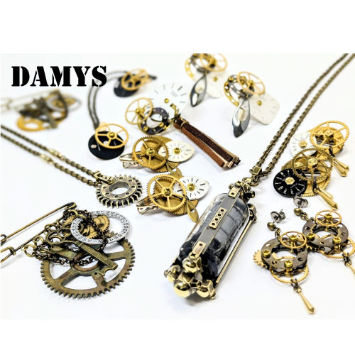 【京都店】機械部品や時計パーツを使った アクセサリー「DAMYS」POP UP SHOP